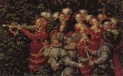Lucas Cranach, Details of The Stag Hunt